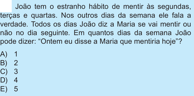 Questão 16 no caderno Nível 3 da OBMEP 2018