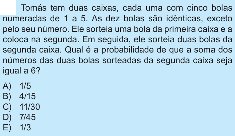 Questão 19 no caderno Nível 3 da OBMEP 2018