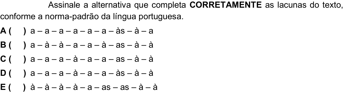 Questão 7 no caderno Português da 2ª fase do ITA 2027