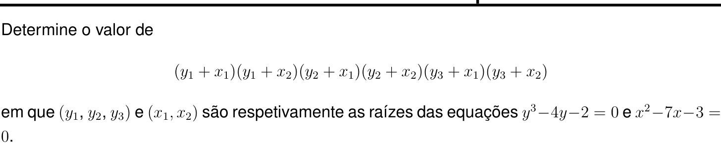 Questão 4 no caderno Matemática da 2ª fase do IME 2027