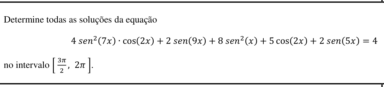 Questão 7 no caderno Matemática da 2ª fase do IME 2019