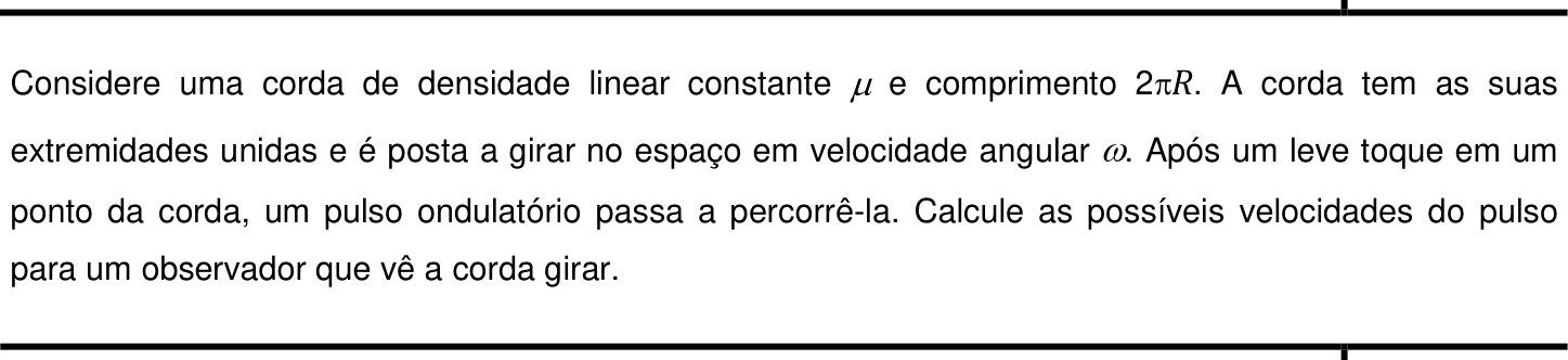 Questão 7 no caderno Física da 2ª fase do IME 2019
