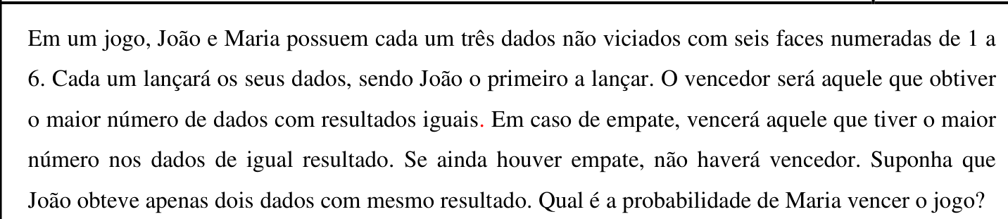 Questão 4 no caderno Matemática da 2ª fase do IME 2020
