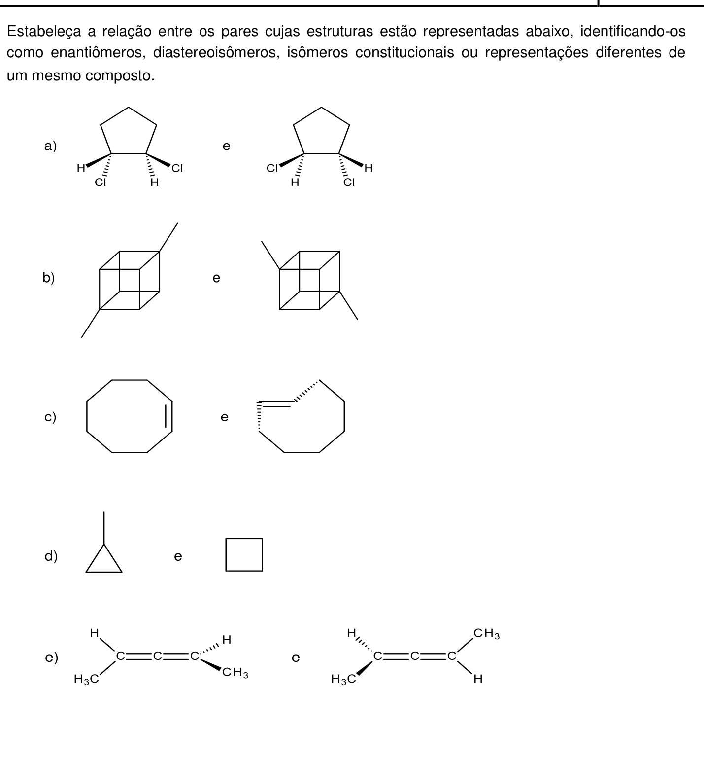 Questão 8 no caderno Química da 2ª fase do IME 2020