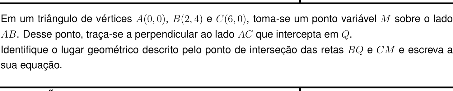 Questão 3 no caderno Matemática da 2ª fase do IME 2022