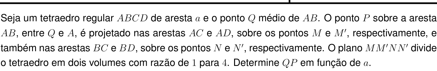 Questão 4 no caderno Matemática da 2ª fase do IME 2022
