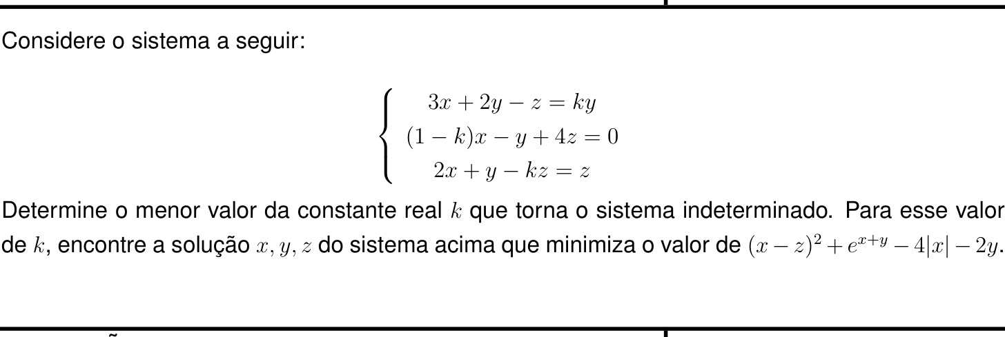 Questão 5 no caderno Matemática da 2ª fase do IME 2022