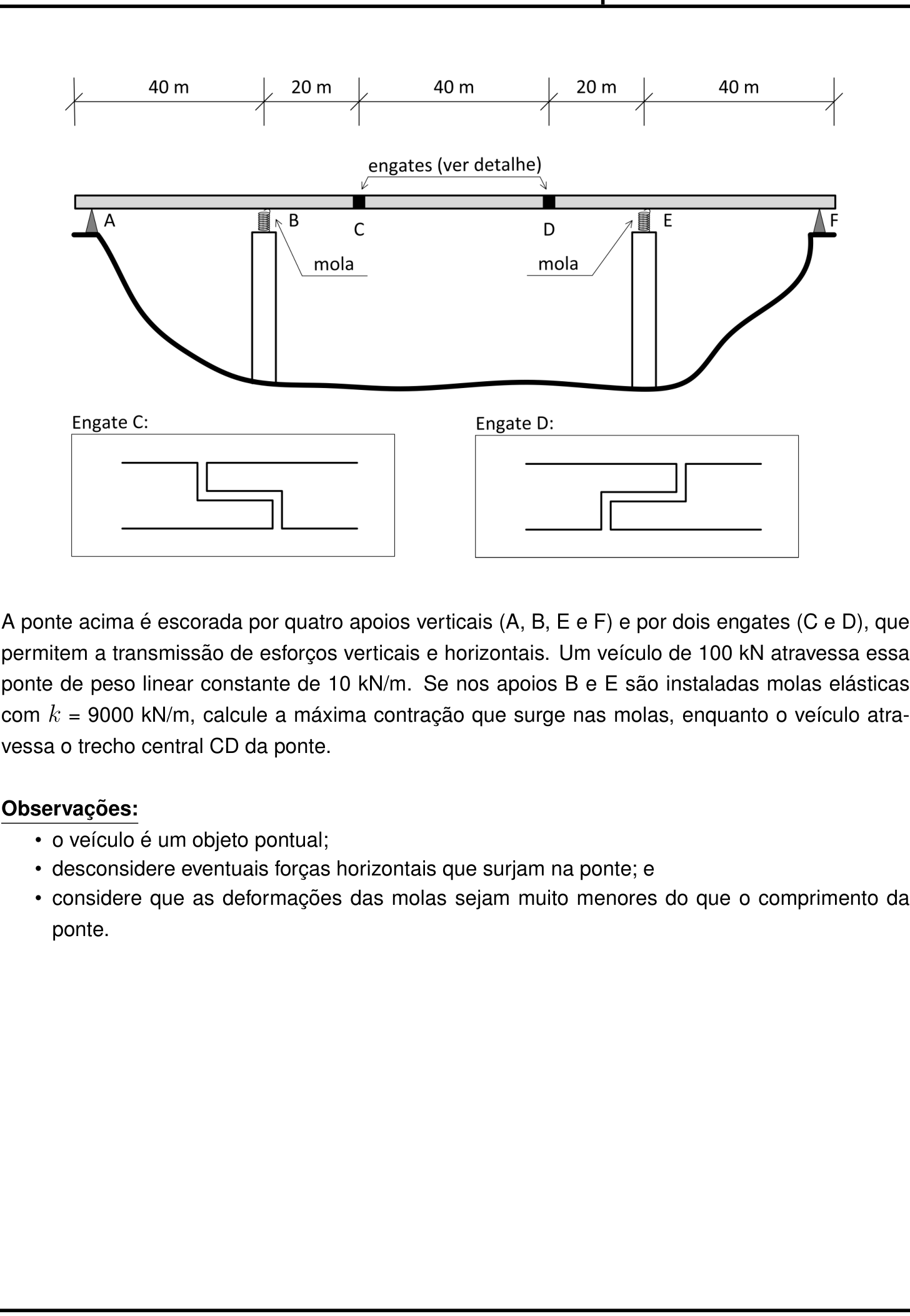 Questão 5 no caderno Física da 2ª fase do IME 2022