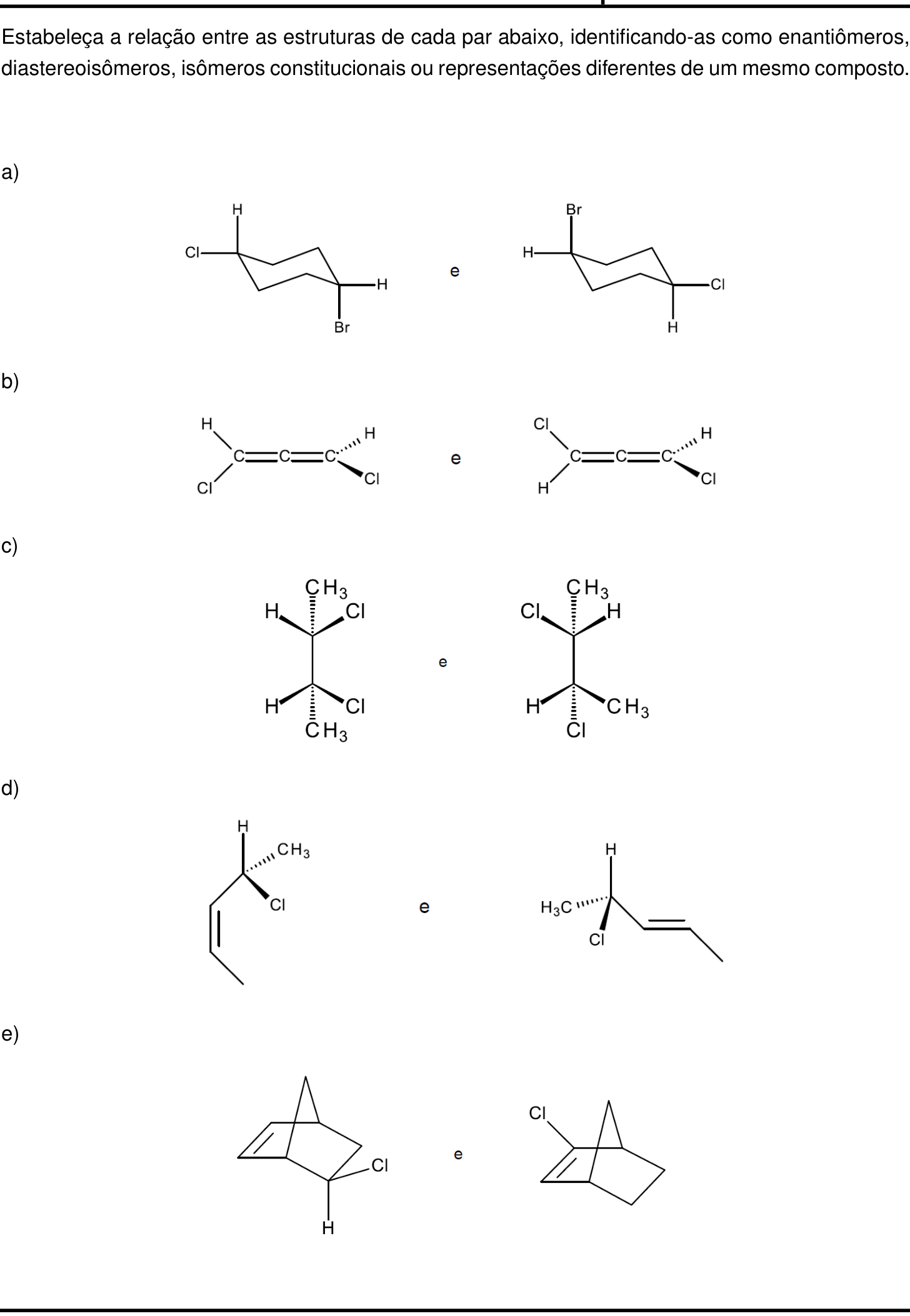 Questão 10 no caderno Química da 2ª fase do IME 2022