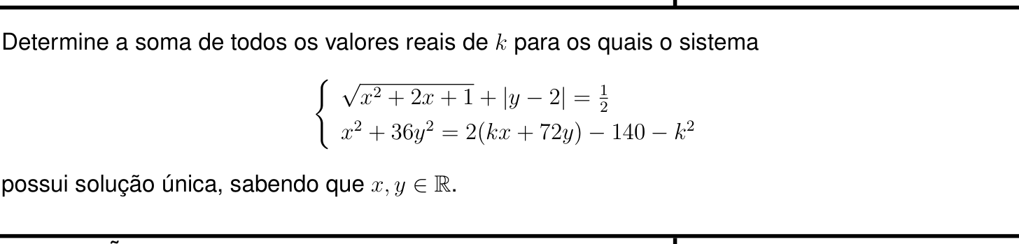 Questão 3 no caderno Matemática da 2ª fase do IME 2023