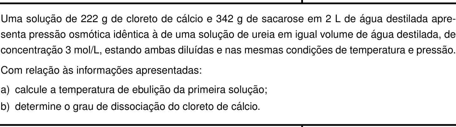Questão 7 no caderno Química da 2ª fase do IME 2024