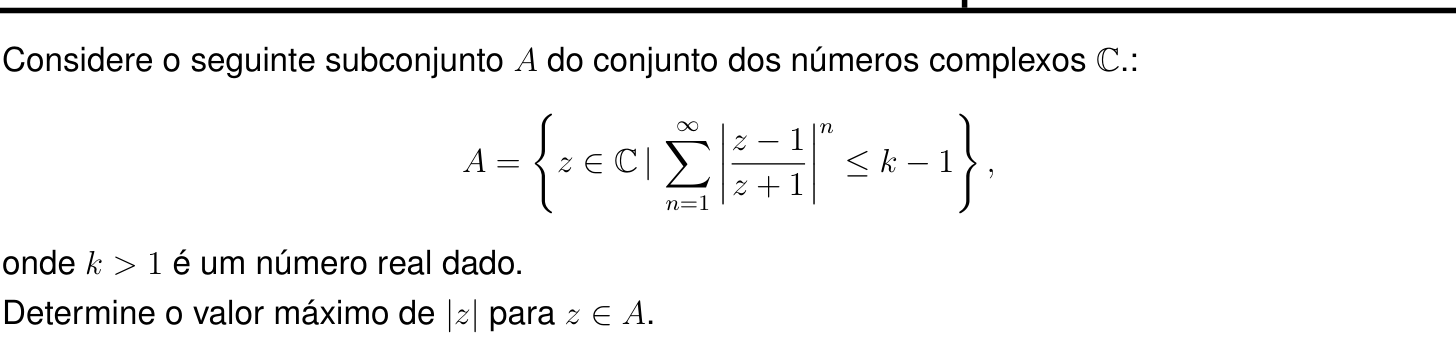 Questão 10 no caderno Matemática da 2ª fase do IME 2025