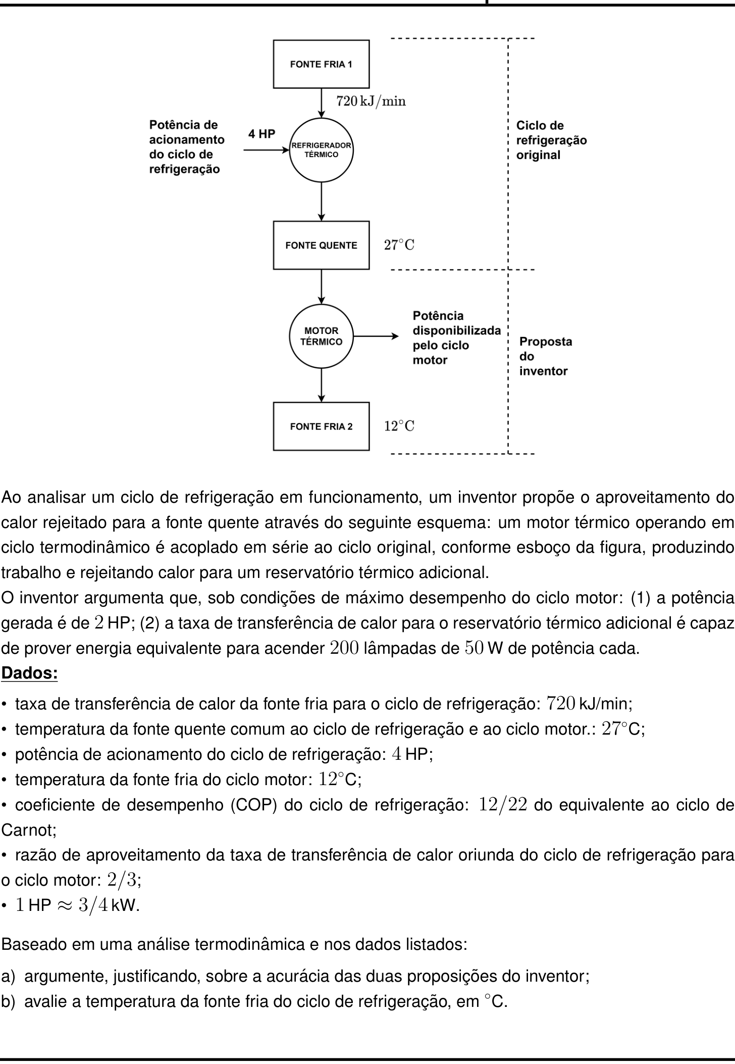 Questão 4 no caderno Física da 2ª fase do IME 2025