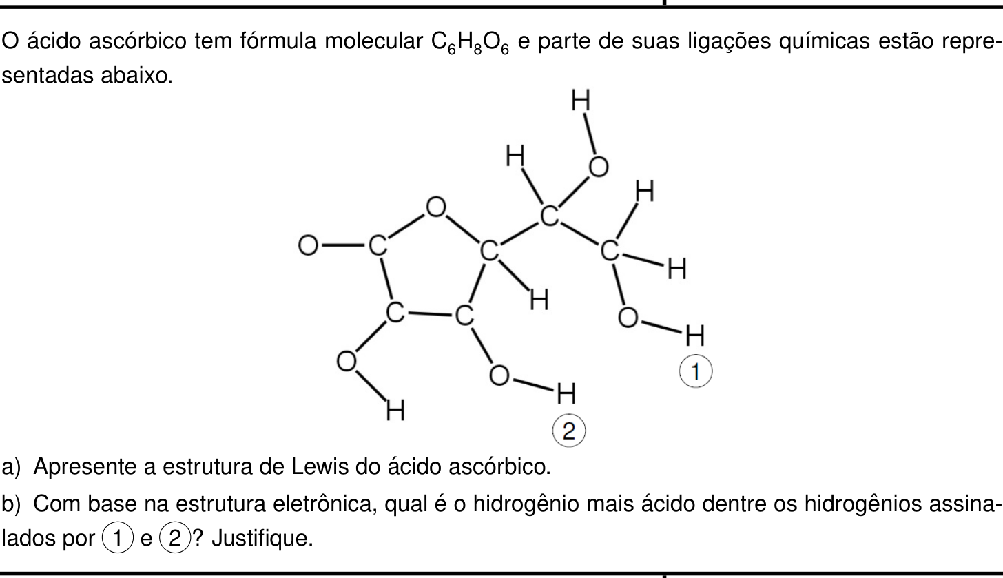 Questão 4 no caderno Química da 2ª fase do IME 2025
