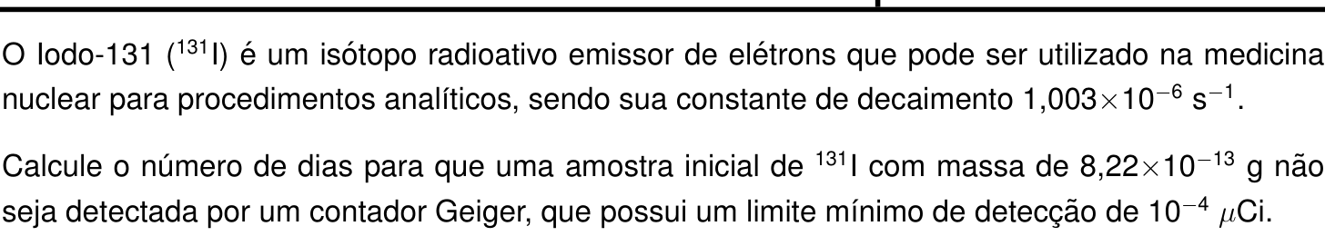 Questão 6 no caderno Química da 2ª fase do IME 2025