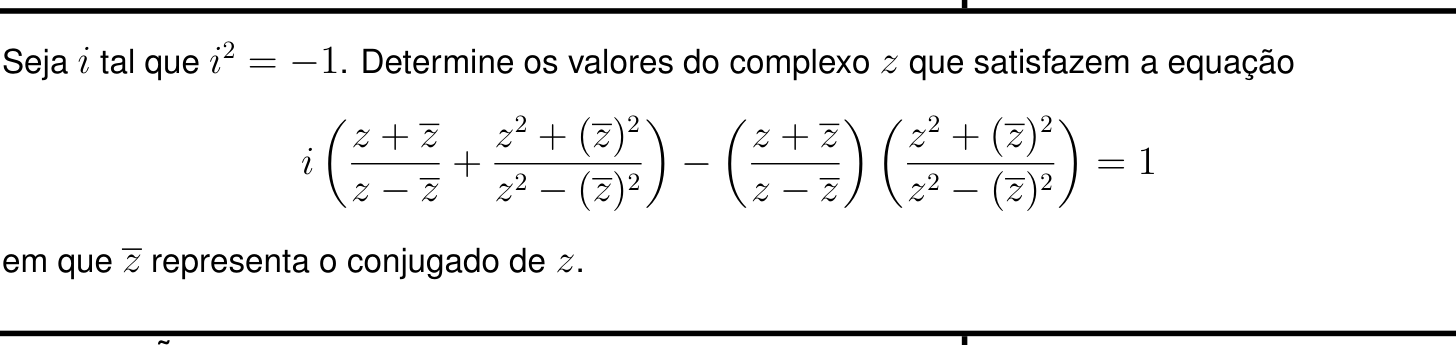 Questão 4 no caderno Matemática da 2ª fase do IME 2026