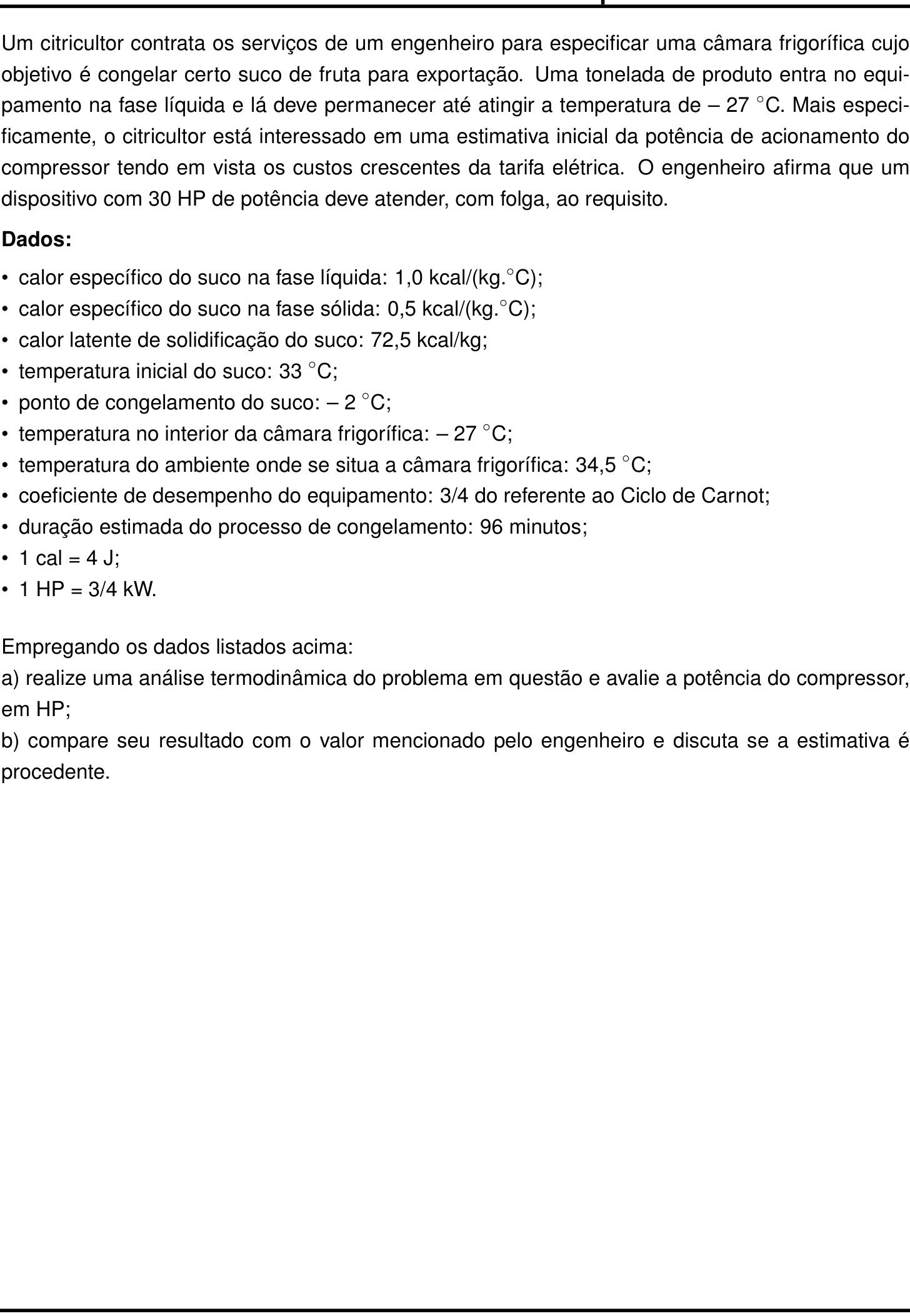 Questão 8 no caderno Física da 2ª fase do IME 2026