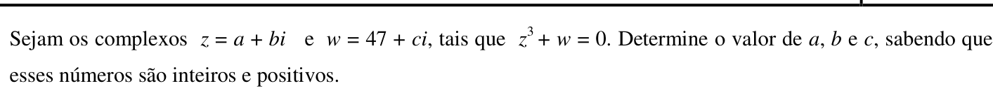 Questão 5 no caderno Matemática da 2ª fase do IME 2017