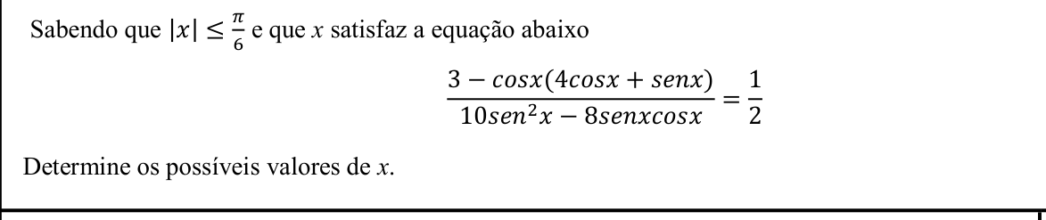 Questão 3 no caderno Matemática da 2ª fase do IME 2018