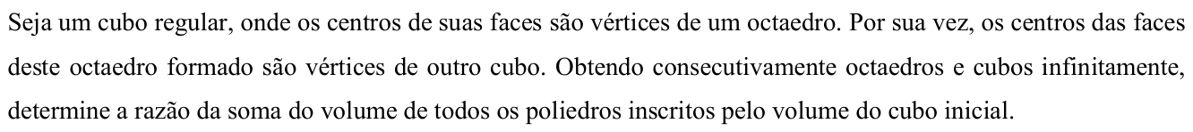 Questão 10 no caderno Matemática da 2ª fase do IME 2018
