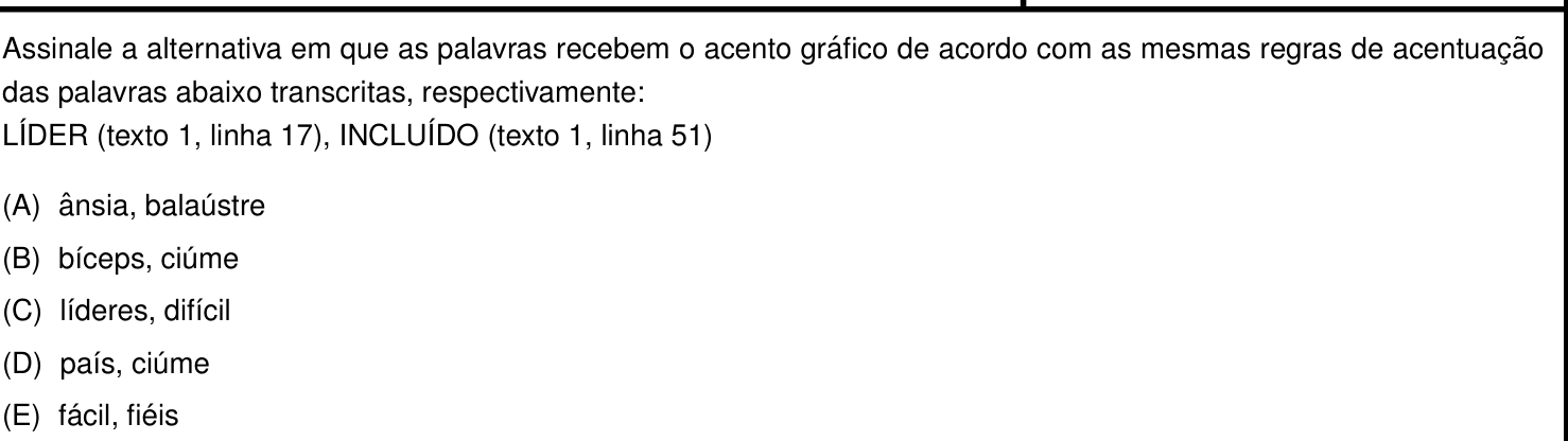Questão 4 no caderno Português e Inglês da 2ª fase do IME 2022