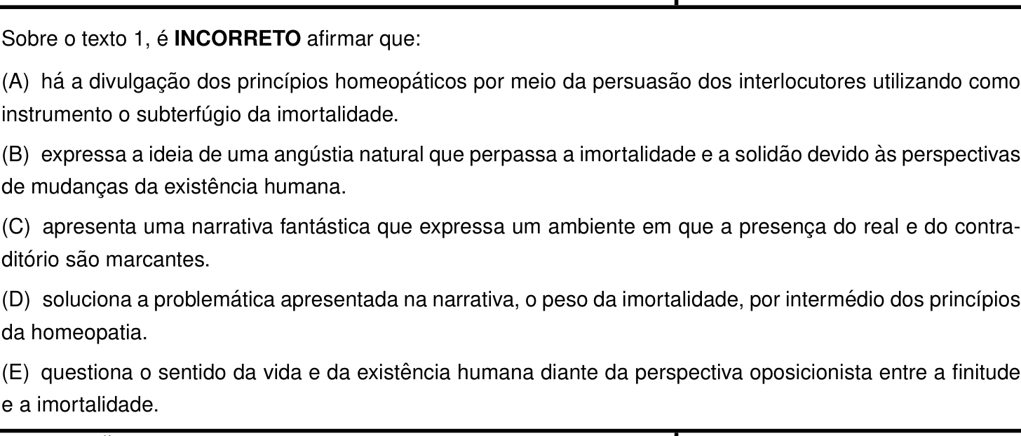 Questão 1 no caderno Português e Inglês da 2ª fase do IME 2025