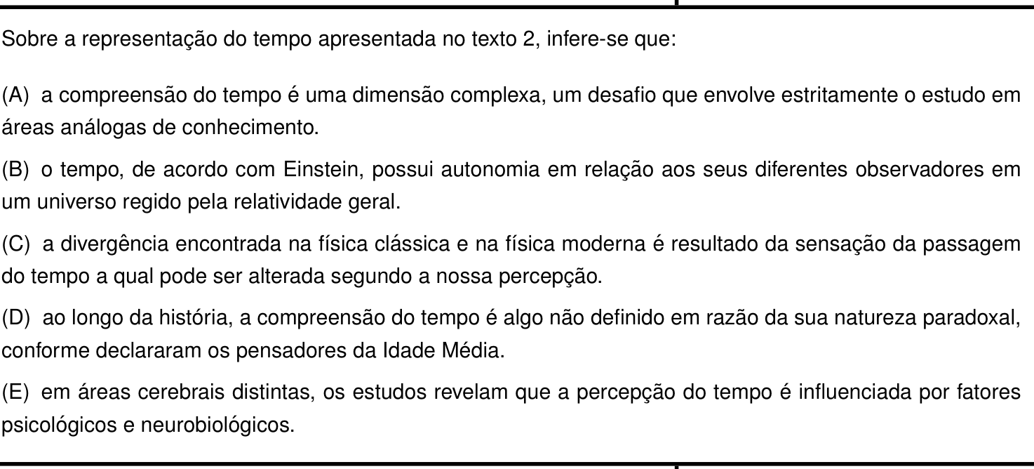 Questão 11 no caderno Português e Inglês da 2ª fase do IME 2025