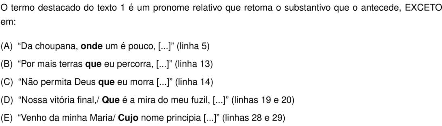 Questão 2 no caderno Português e Inglês da 2ª fase do IME 2026