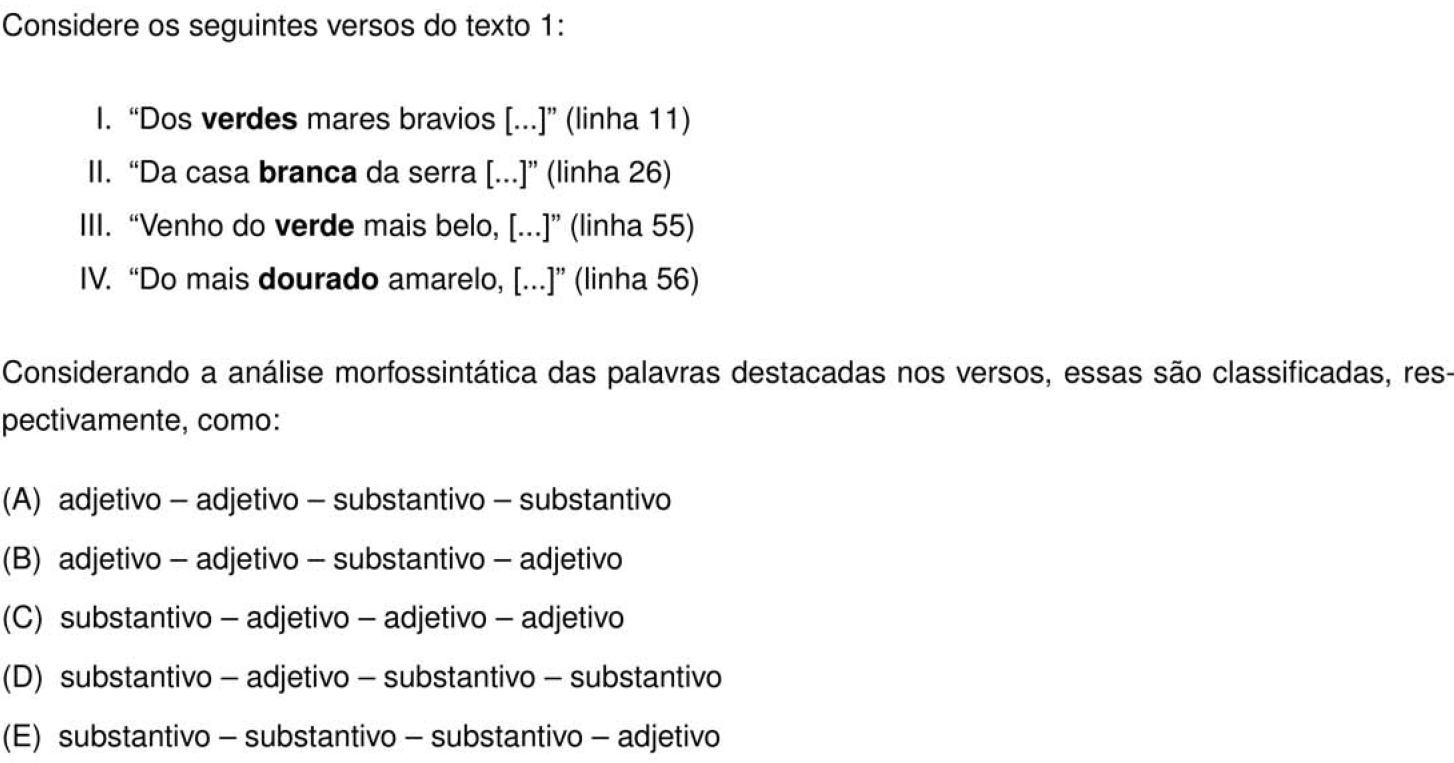 Questão 4 no caderno Português e Inglês da 2ª fase do IME 2026