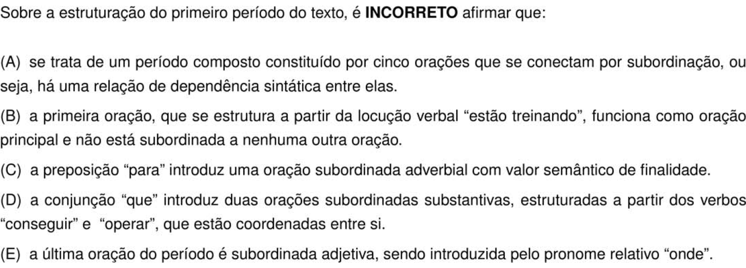 Questão 13 no caderno Português e Inglês da 2ª fase do IME 2026
