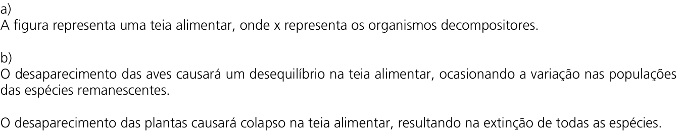 Resposta esperada no documento da Comvest