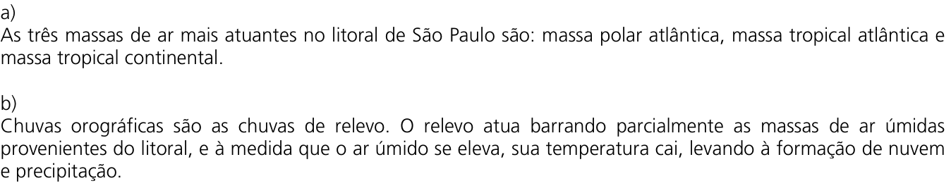 Resposta esperada no documento da Comvest