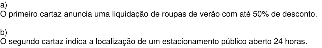 Resposta esperada no documento da Comvest