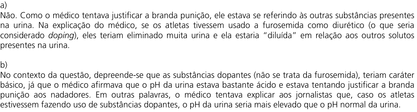 Resposta esperada no documento da Comvest