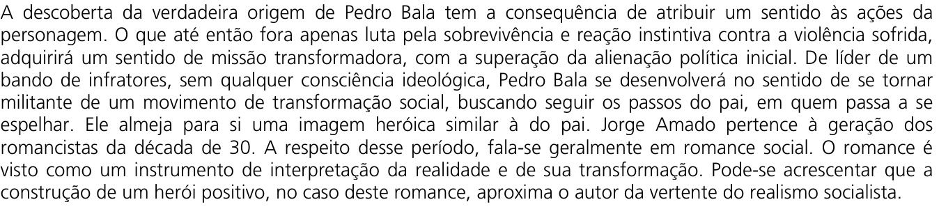 Resposta esperada no documento da Comvest