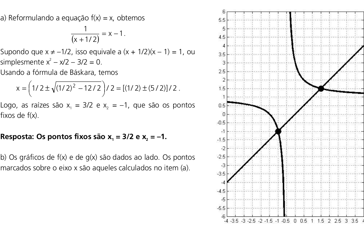 Resposta esperada no documento da Comvest