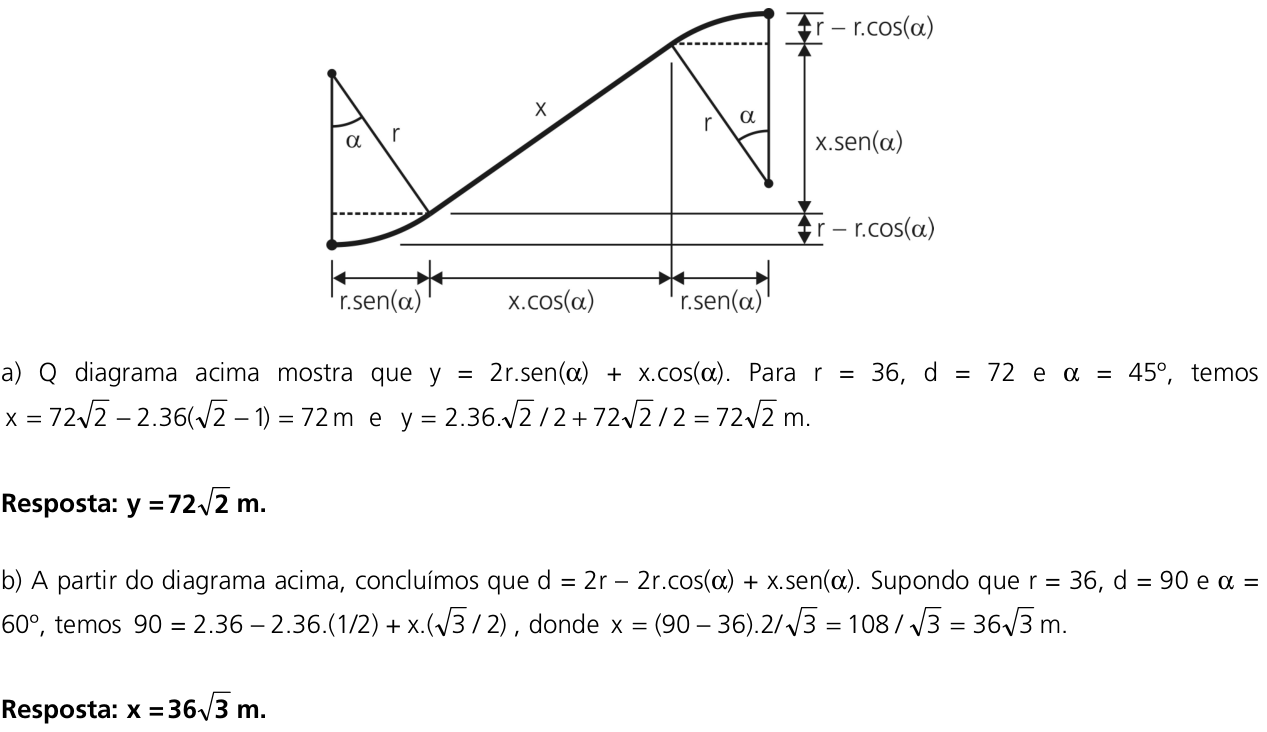 Resposta esperada no documento da Comvest