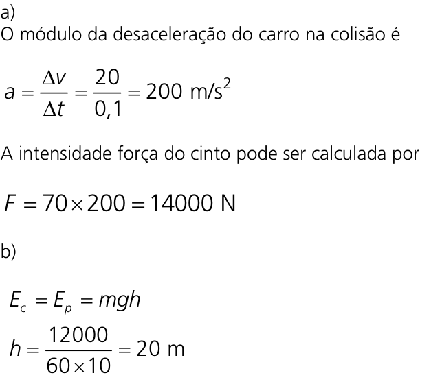 Resposta esperada no documento da Comvest