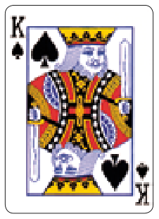 Carta Rei de espadas