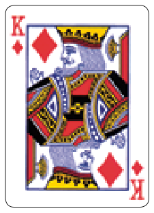 Carta Rei de ouros