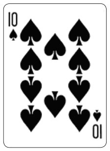 Carta Dez de espadas
