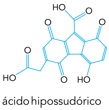 Fórmula estrutural do ácido hipossudórico