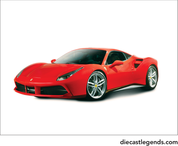 Carro esportivo vermelho