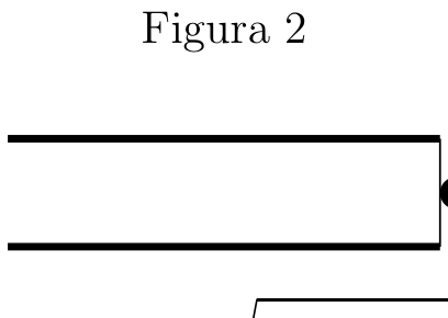 Figura 2: Pêndulo na vertical atingindo a membrana na extremidade direita do tubo.