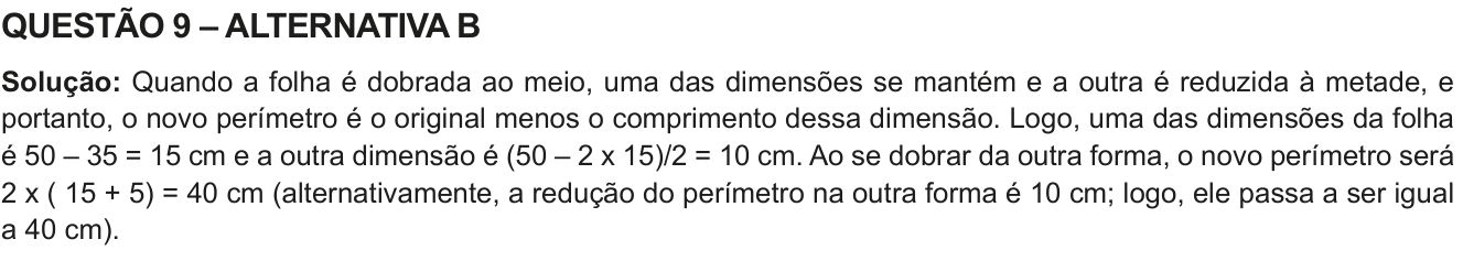 Solução oficial no documento da OBMEP