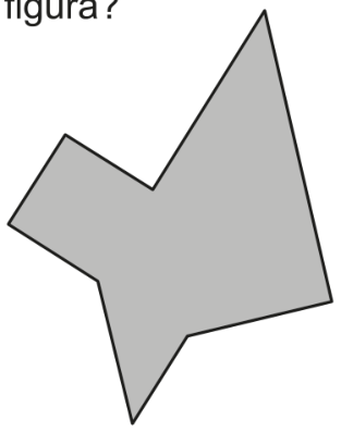 Polígono irregular cinza de oito lados, sem divisões internas, formado pela junção de 4 peças do Tangram.