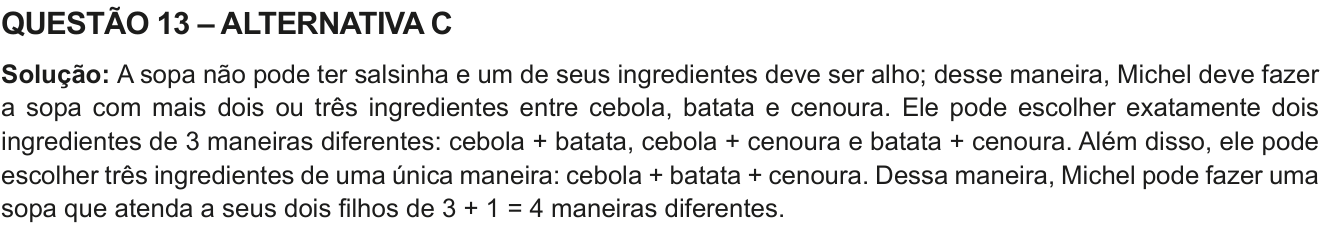 Solução oficial no documento da OBMEP