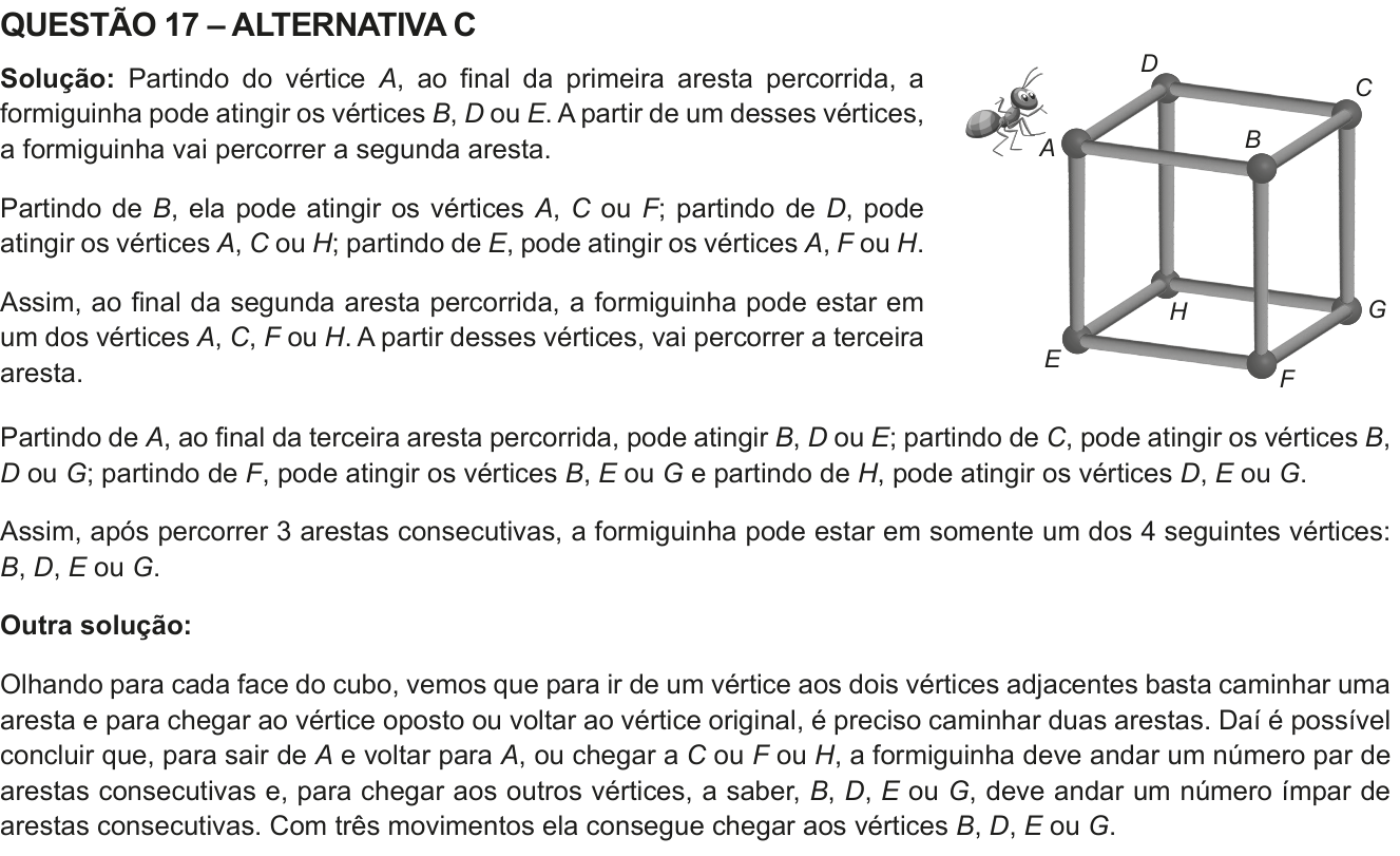 Solução oficial no documento da OBMEP