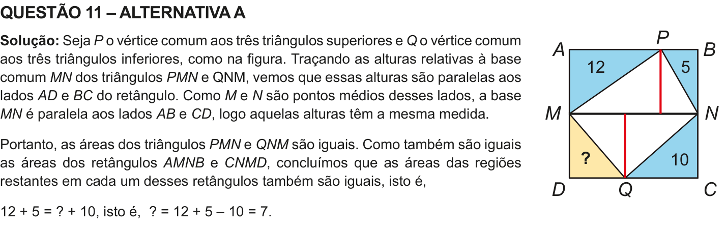 Solução oficial no documento da OBMEP