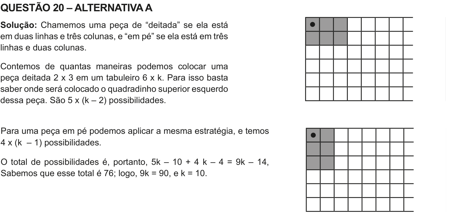 Solução oficial no documento da OBMEP